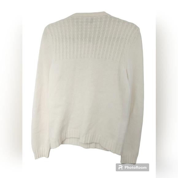 GAP vintage wool angora blend cable-knit cardigan - Picture 2 of 4